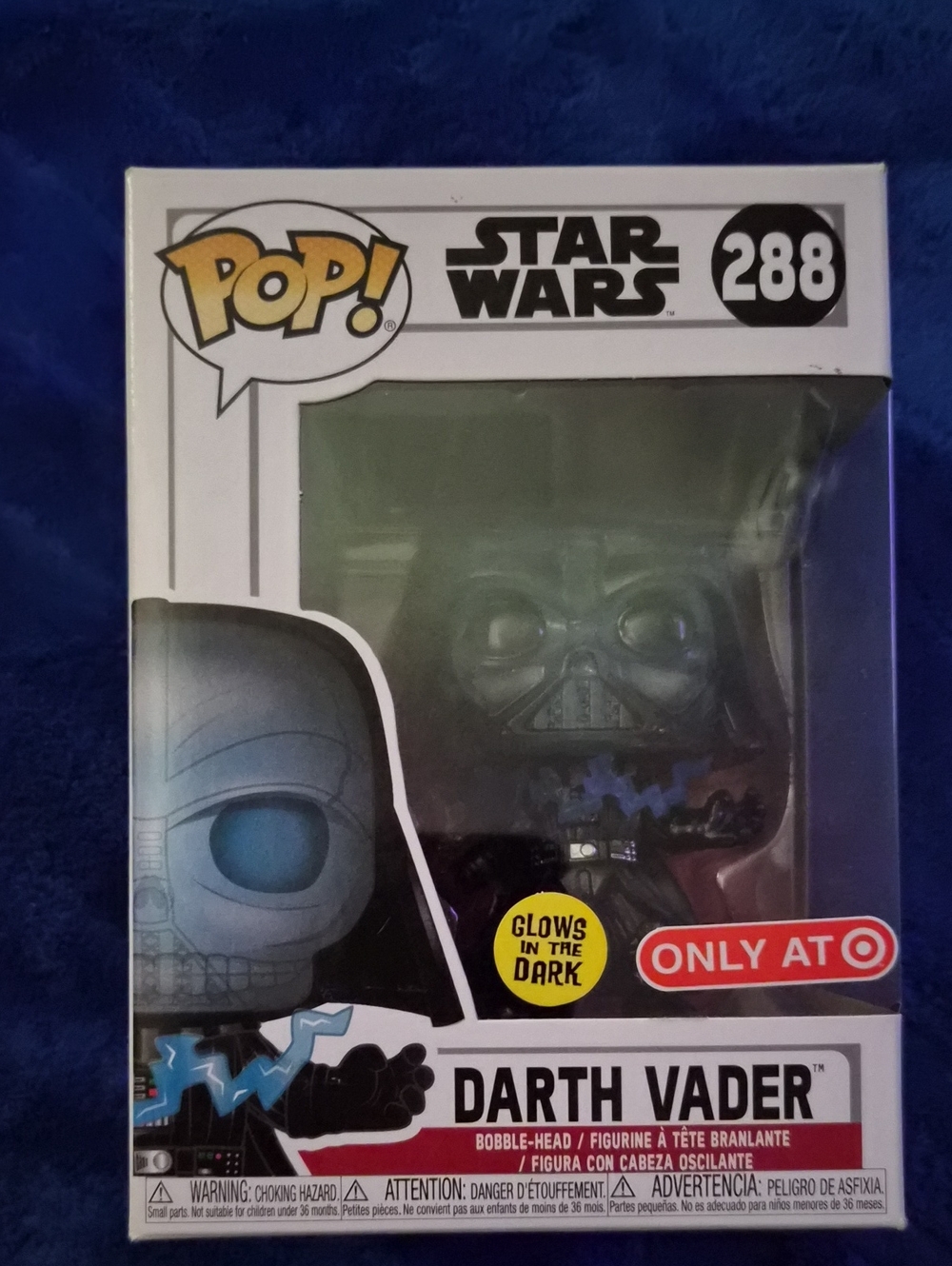 Funko Pop! Star Wars Electrocuted Darth Vader #288 (Glow in the Dark)